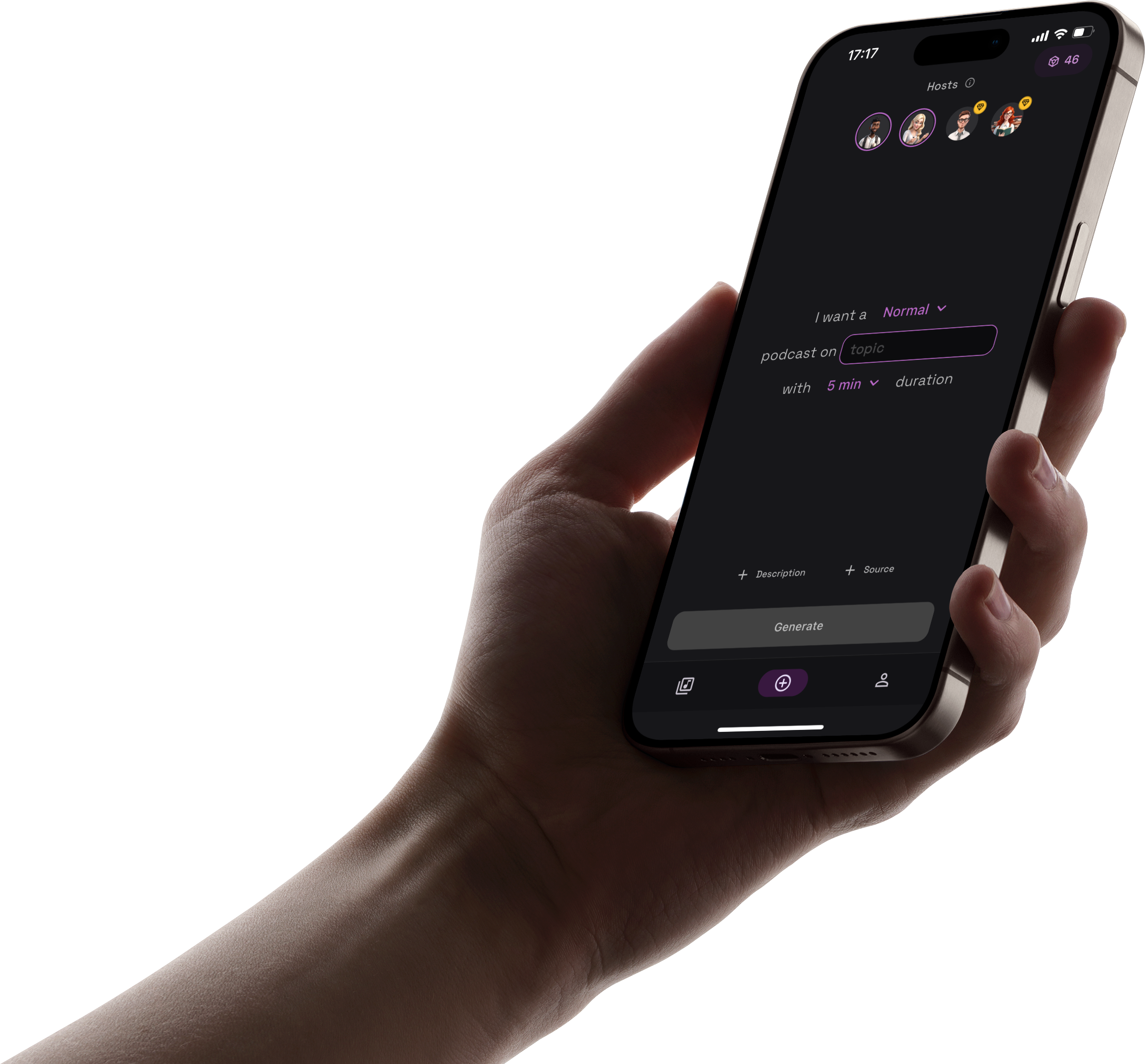 Lokutor App Interface
